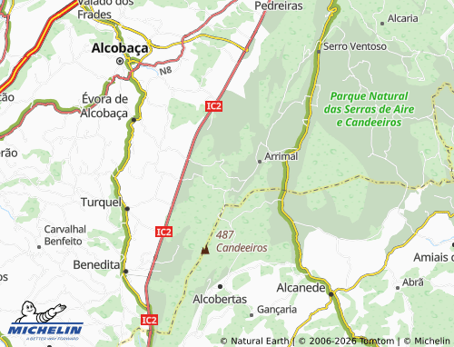 Mapa MICHELIN Portela do Pereiro - ViaMichelin