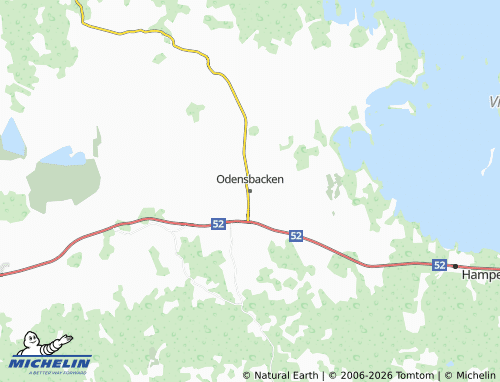 Carte MICHELIN Odensbacken - ViaMichelin