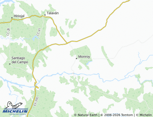 MICHELIN-Landkarte Monroy - ViaMichelin