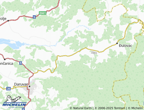 MICHELIN Veliki Bastaji map - ViaMichelin