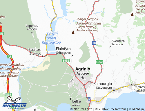 MICHELIN Elaiofyto map - ViaMichelin