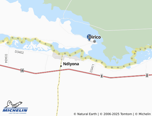 MICHELIN Rucara map - ViaMichelin
