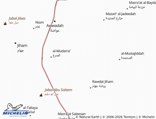 Kaart MICHELIN al-Sudreeh - ViaMichelin