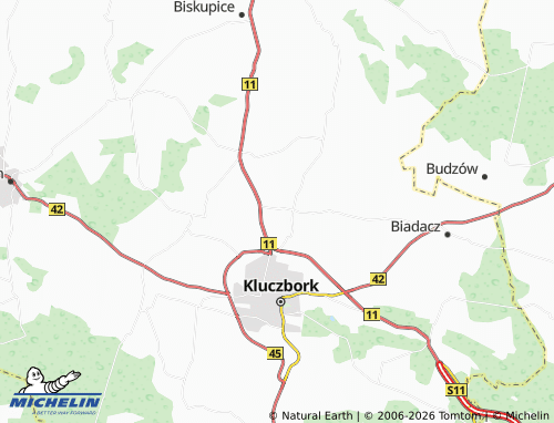 Mapa MICHELIN Gotartów - ViaMichelin