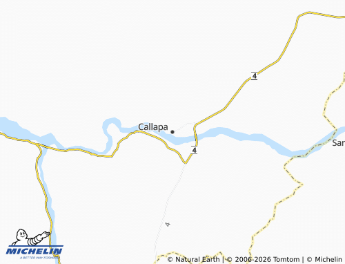 MICHELIN Callapa map - ViaMichelin