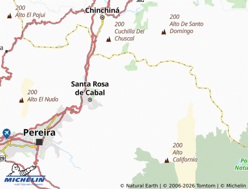 MICHELIN El Obito map - ViaMichelin