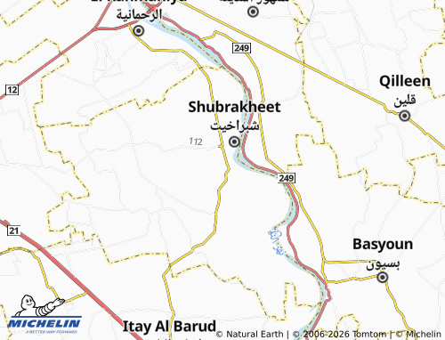 Mapa MICHELIN Kafr Mustatan - ViaMichelin