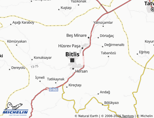 Kaart MICHELIN Gazi Bey - ViaMichelin