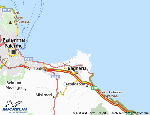 MICHELIN Aspra map - ViaMichelin