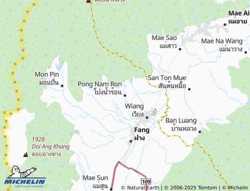 MICHELIN Pong Nam Ron map - ViaMichelin