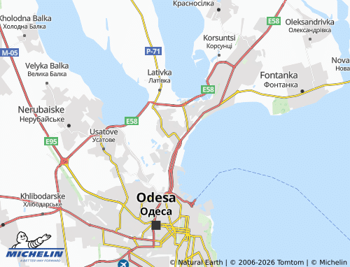 Mappa MICHELIN Suvorovskyi - ViaMichelin