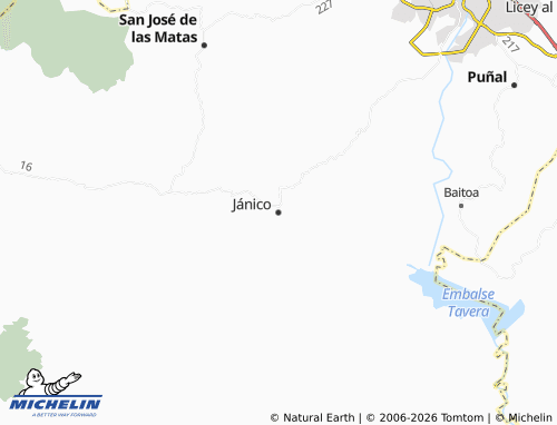 Mappa MICHELIN Jánico - ViaMichelin
