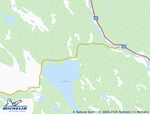MICHELIN-Landkarte Letafors - ViaMichelin