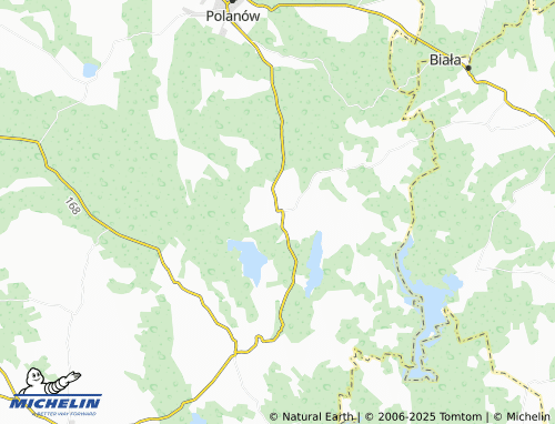 MICHELIN Żydowo map - ViaMichelin