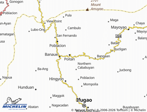 MICHELIN Kinakin map - ViaMichelin