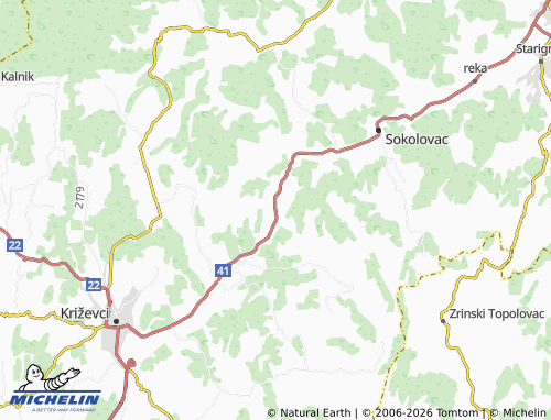 Mapa MICHELIN Carevdar - ViaMichelin