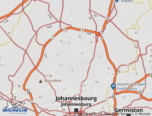 MICHELIN Dalecross map - ViaMichelin