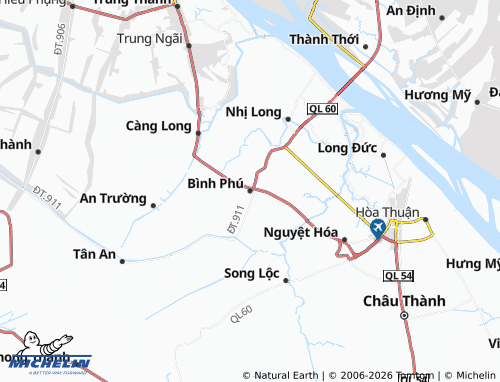 Mapa MICHELIN Bình Phú - ViaMichelin