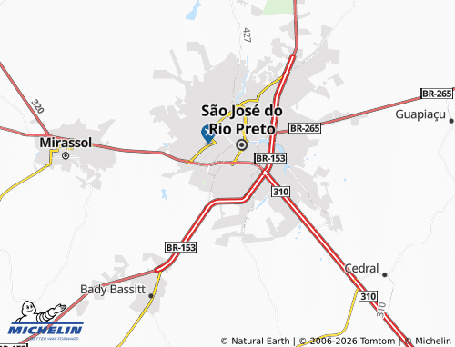 Mapa MICHELIN Redentor - ViaMichelin