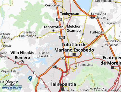 Mapa MICHELIN Arcos de La Hacienda - ViaMichelin
