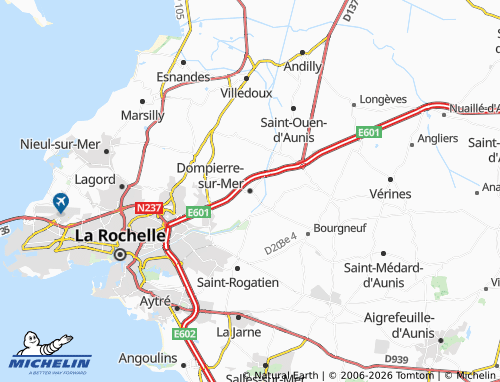 Mapa MICHELIN Dompierre-sur-Mer - ViaMichelin