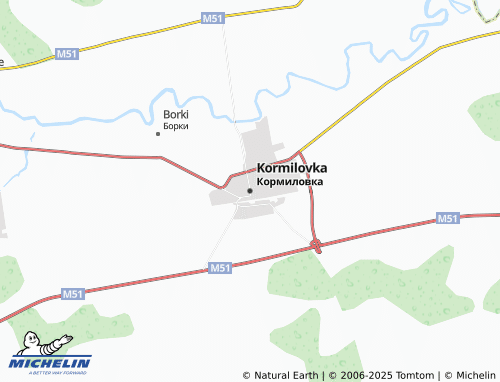 Kaart MICHELIN Kormilovka - ViaMichelin