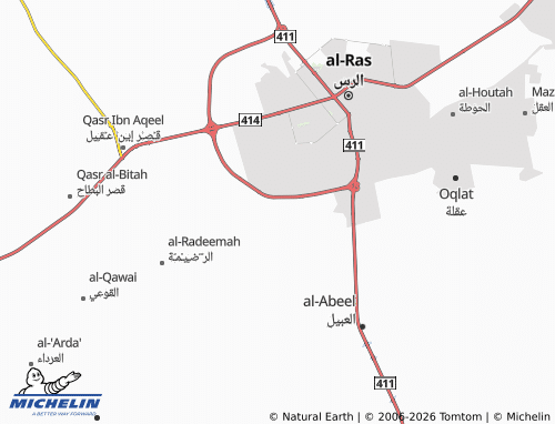 MICHELIN-Landkarte Tayyibah - ViaMichelin
