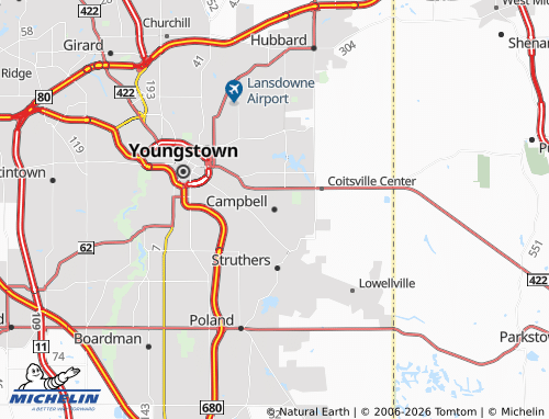 Mapa MICHELIN Campbell - ViaMichelin