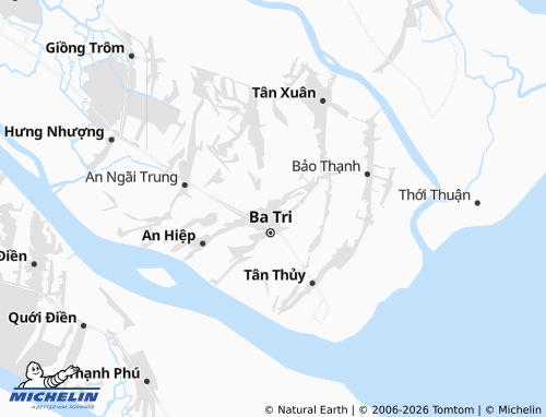 Mappa MICHELIN An Bình Tây - ViaMichelin