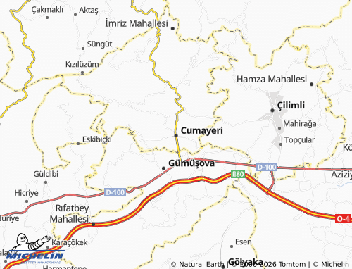 Mappa MICHELIN Çevrik - ViaMichelin