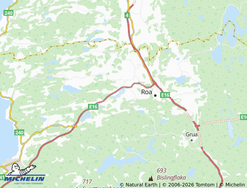 Mappa MICHELIN Vang - ViaMichelin