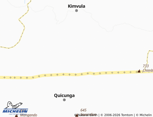 MICHELIN Kinkunga map - ViaMichelin