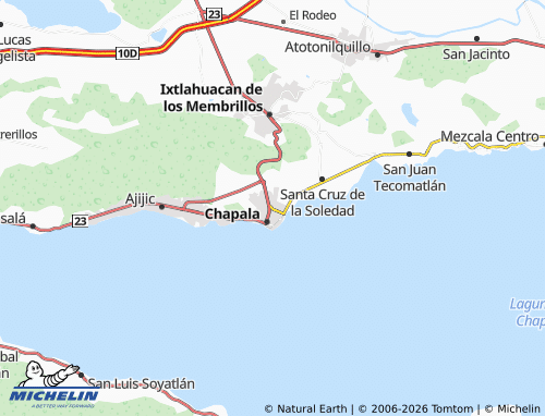 Mappa MICHELIN Chapala Centro - ViaMichelin