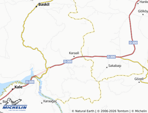 MICHELIN Karaali map - ViaMichelin
