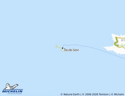 MICHELIN Île-de-Sein map - ViaMichelin
