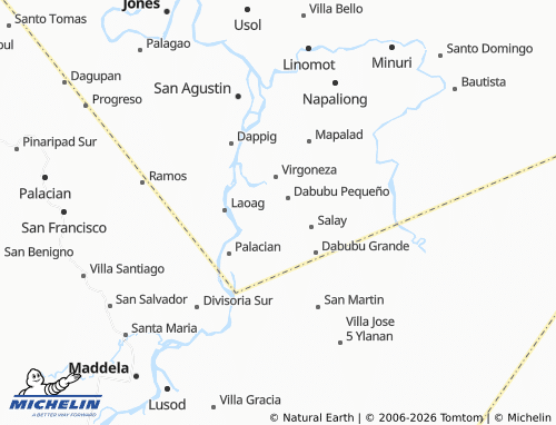 MICHELIN Sinaoangan Sur map - ViaMichelin