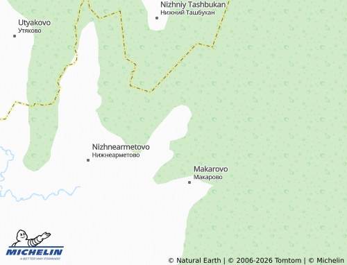 MICHELIN-Landkarte Isyakayevo - ViaMichelin