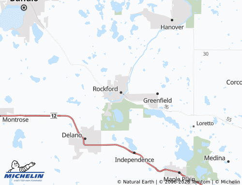 Carte MICHELIN Rockford - ViaMichelin