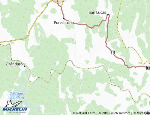 Mapa MICHELIN Tziritzícuaro - ViaMichelin