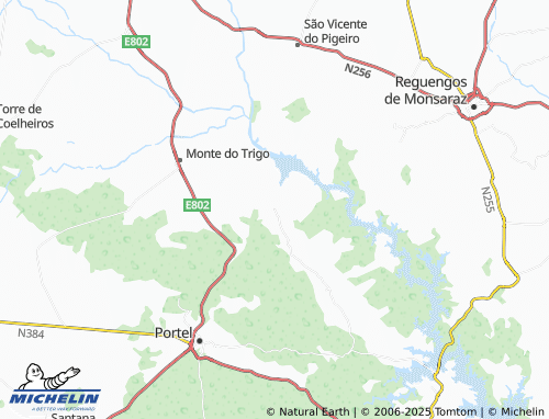 MICHELIN Peral Grande map - ViaMichelin