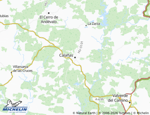 MICHELIN-Landkarte Calañas - ViaMichelin