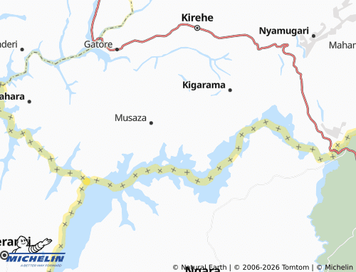 MICHELIN-Landkarte Nyakiliba - ViaMichelin