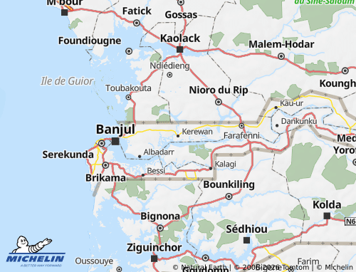 MICHELIN-Landkarte Lower Baddibu - ViaMichelin