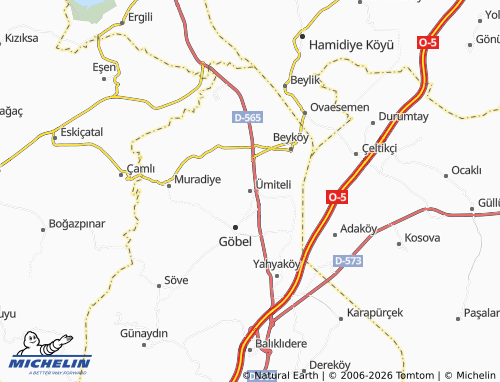 Mapa MICHELIN Ümiteli - ViaMichelin