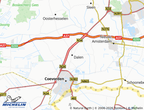 Carte MICHELIN Dalen - ViaMichelin