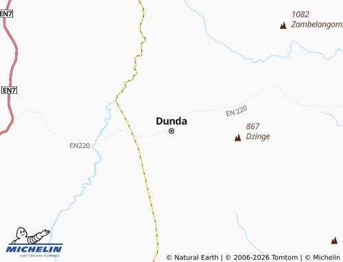 Mappa MICHELIN Dunda - ViaMichelin