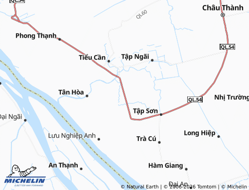 Mapa MICHELIN Hùng Hòa - ViaMichelin