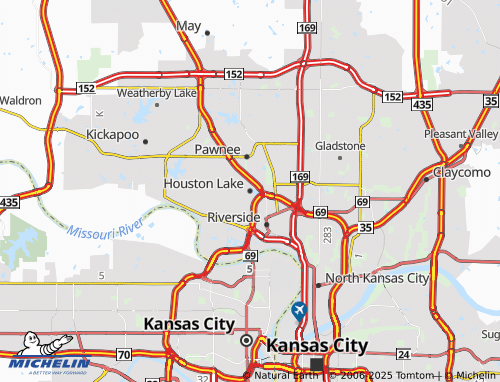MICHELIN-Landkarte Houston Lake - ViaMichelin