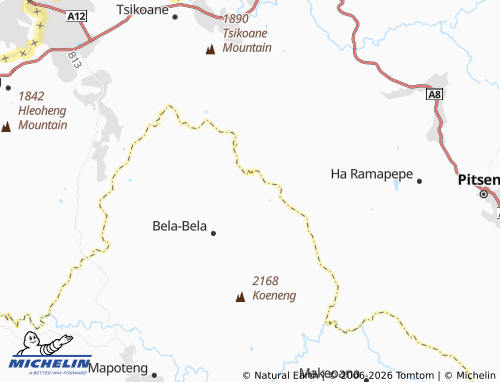 MICHELIN Kolojane map - ViaMichelin