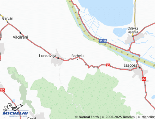MICHELIN Rachelu map - ViaMichelin